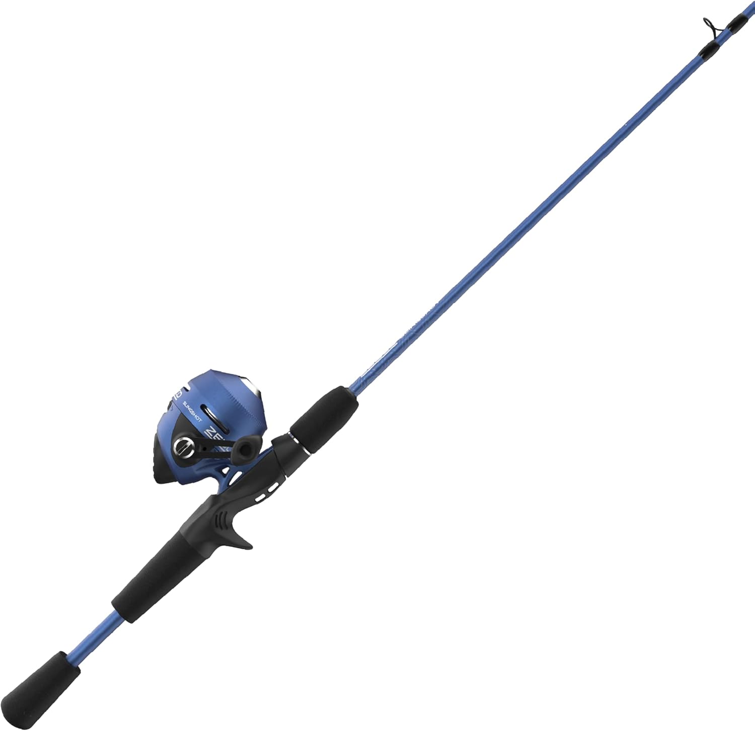 Zebco Slingshot Spincast Combo: 5'6" 2-Pc Rod, Size 30 Reel