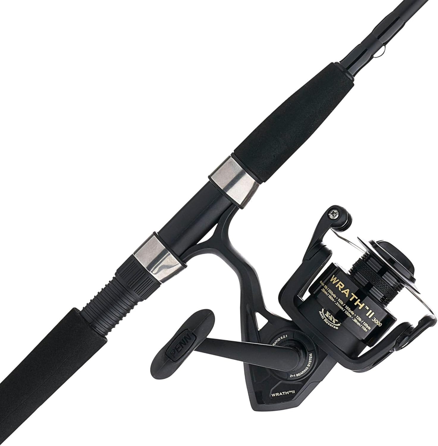 PENN Wrath II Spinning Reel & Rod Combo