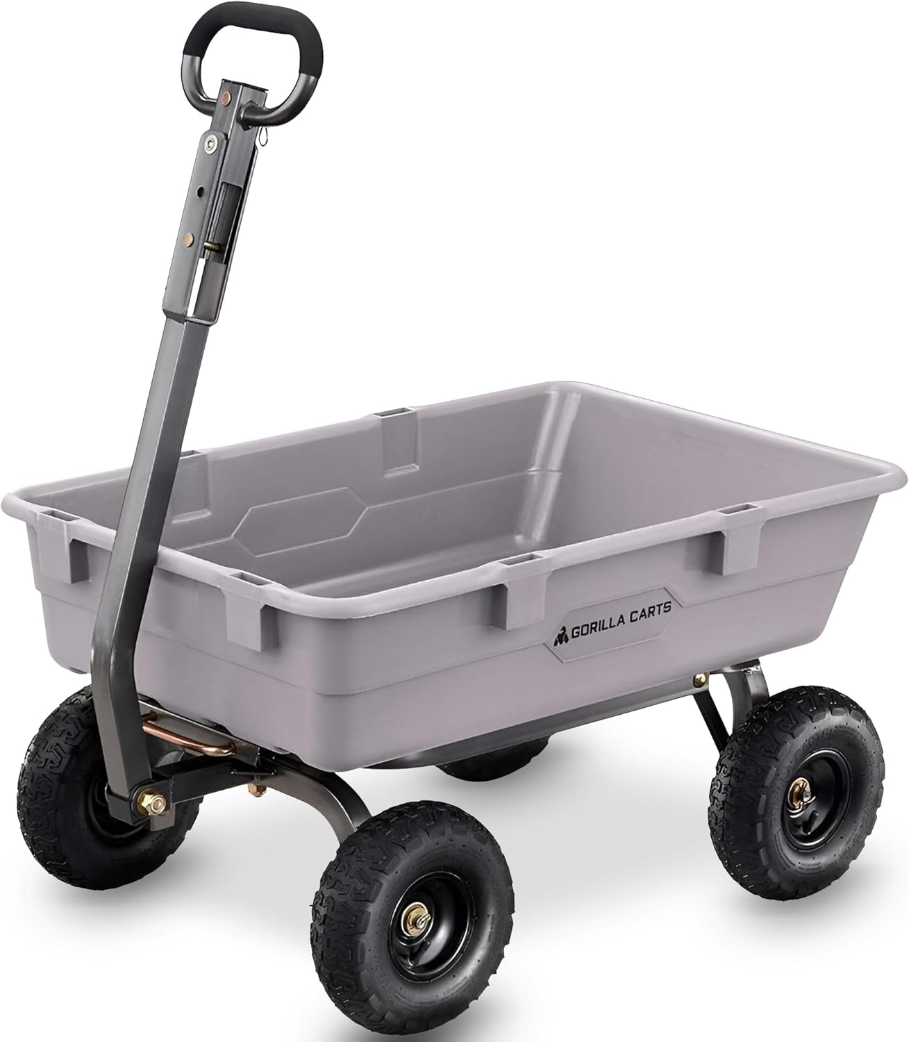 Gorilla Carts Heavy-Duty Poly Dump Cart