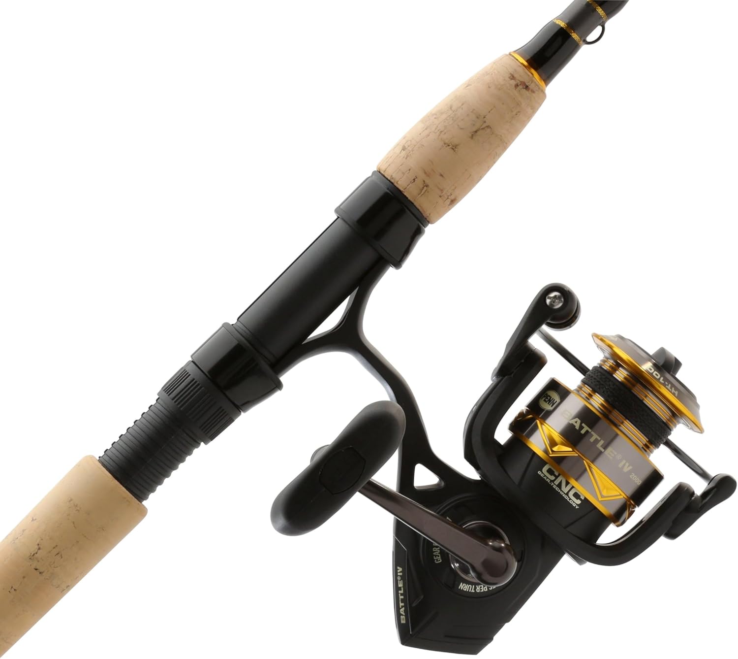 PENN Battle IV Spinning Reel & Rod Fishing Combo