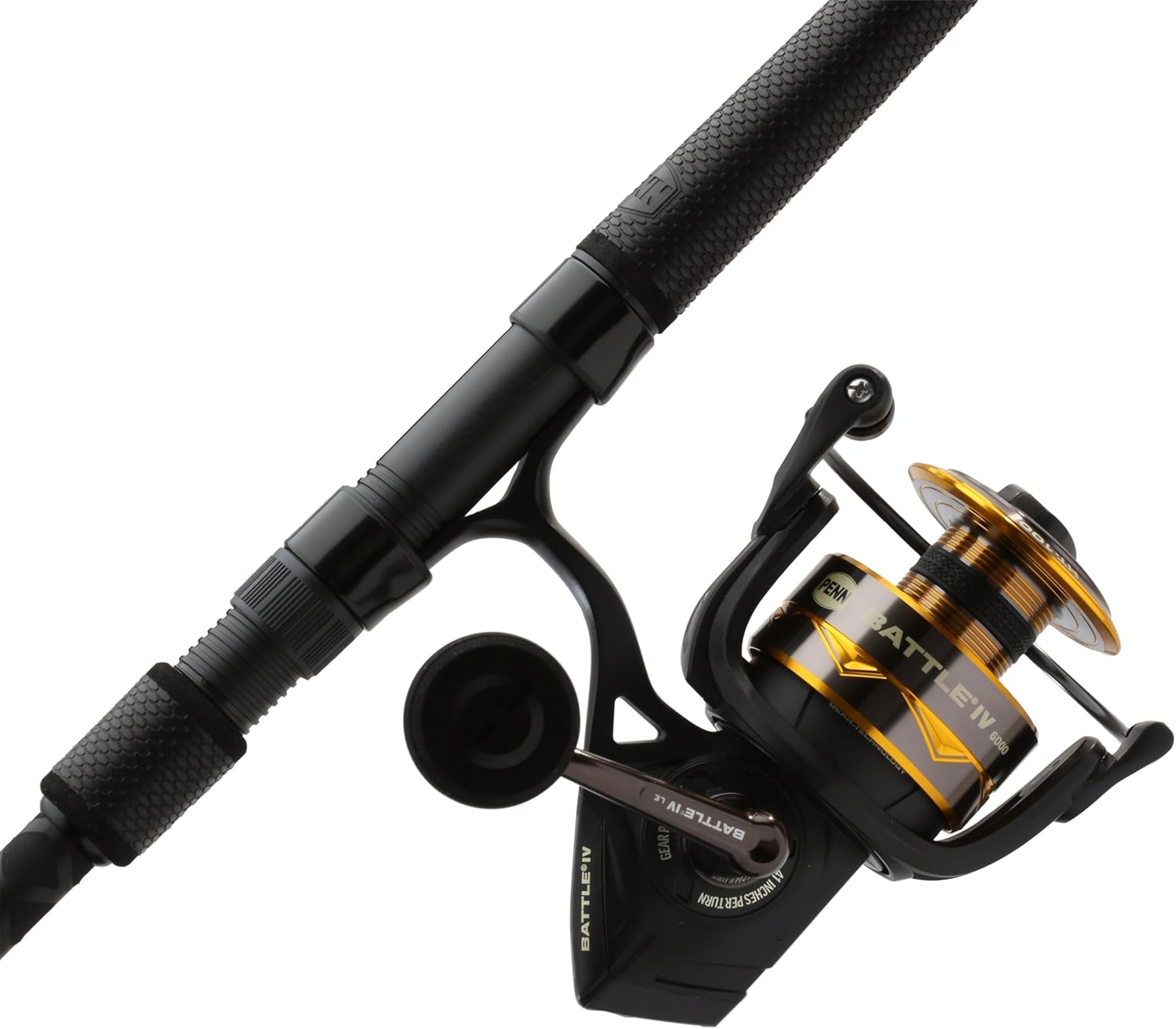 PENN Battle IV Spinning Reel & Rod Fishing Combo
