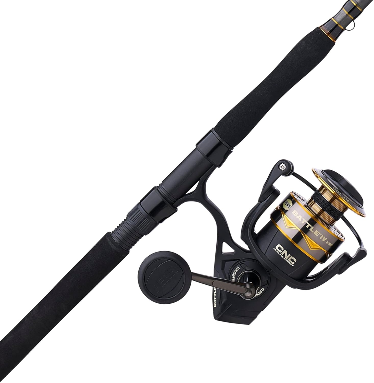 PENN Battle IV Spinning Reel & Rod Fishing Combo