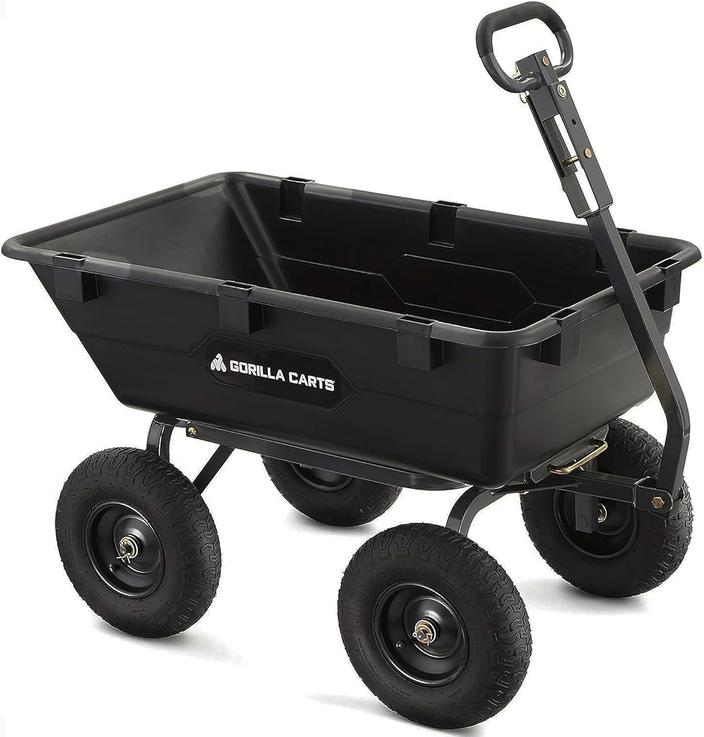 Gorilla Carts Heavy-Duty Poly Dump Cart
